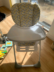 mothercare chevron highchair